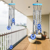 Zaicus 27-Inch Turkish Evil Eye Wind Chimes Wind Chime-013