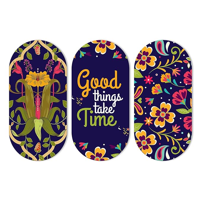 Artvibes Positive Quote Wooden Wall Hanging Decoration Items for Home | Wooden Wall Hanger | Set of 3