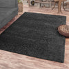 Ishro Home Premium Fuzzy Shag Carpet For Hall Rugs For Living Room Carpets For Living Room Colour Ash Grey 3x5 Fts