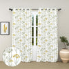 Haus & kinder Cotton Curtains Set of 2 for Bedroom Window Door Curtains | Colour Wild Whisper Yellow