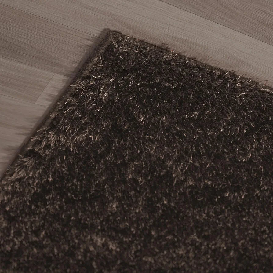 Ishro Home Premium Fuzzy Shag Carpet For Hall Rugs For Living Room Carpets For Living Room Colour Classic Brown 5x7 Fts