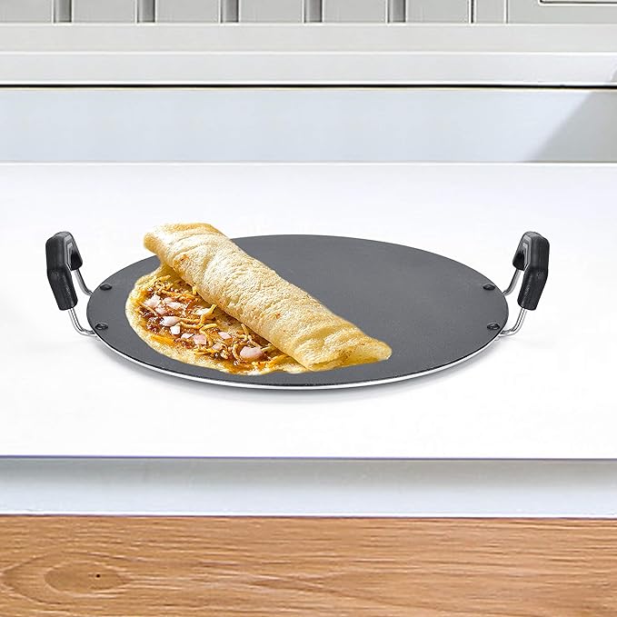 Sumeet 4mm Nonstick Saral Tawa 30.5 Cm (Silver)