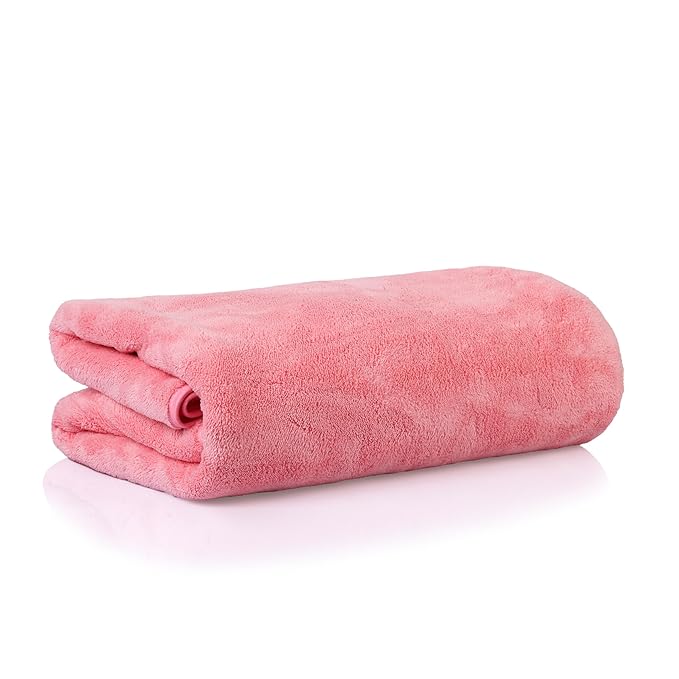Glivary Microfiber Large Bath Towels 300 TC Extra Soft Plush & Quick Dry High Absorbency Large Size Towels For Bathing