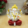 Jaipur Ace Ganesh Idol Vinayaka Statue Ganpati Murti Car Dashboard Sitting Ganesha Red