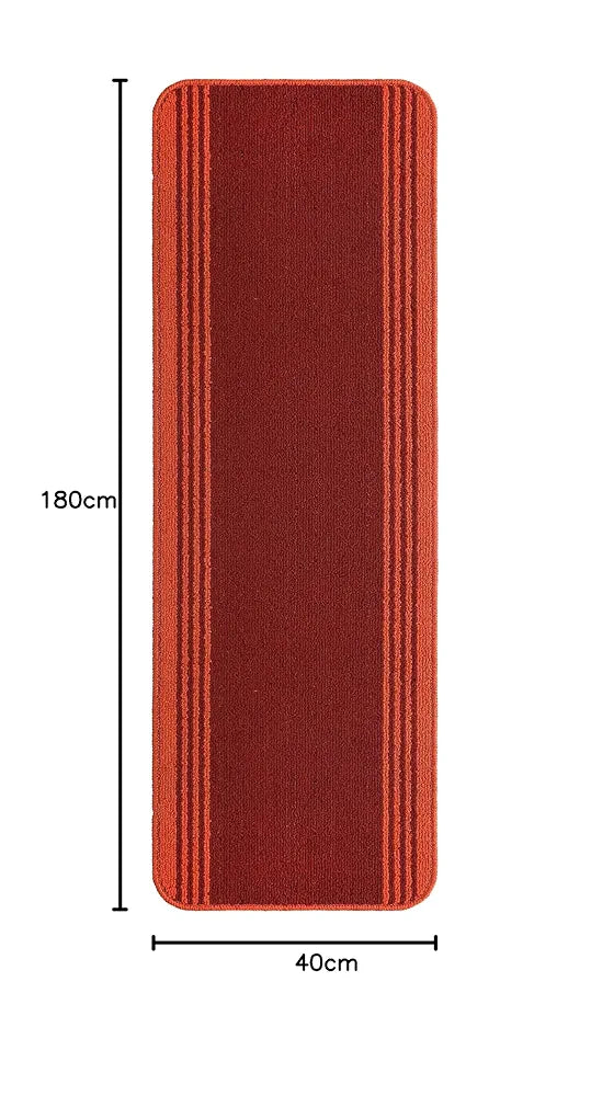 Saral Home Rectangular Striped Soft PP Yarn Durable & Washable Multipurpose Runner