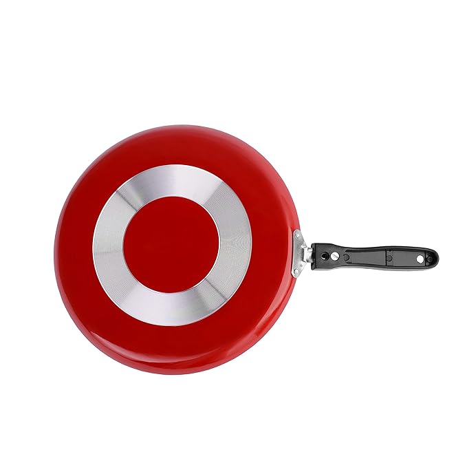 Sumeet 2.6mm Non Stick Dosa Tawa - 26.5cm Dia (Red)