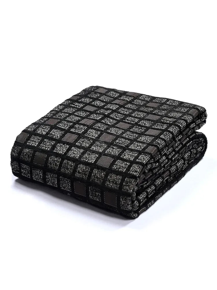 Saral Home Chenille 2 Seater Reversible Sofa Cover Throw Colour Grey
