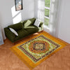 Kuber Industries Carpet Velvet Carpet-Rug for Home Decor Carpet Rug for Bedroom Golden
