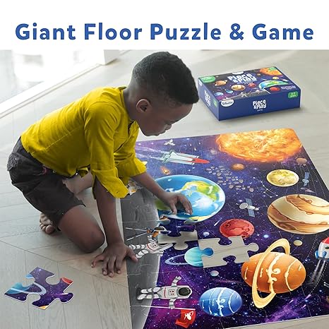 Skillmatics Floor Puzzle & Game Piece & Play Space Jigsaw & Toddler Puzzles Educational Toy