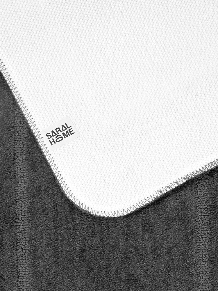 Saral Home Good Morning Mat Colour DK.Grey
