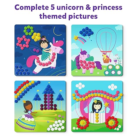 Skillmatics Art Activity Dot It With Magnets Unicorns & Princesses No Mess Repeatable Art For Kids