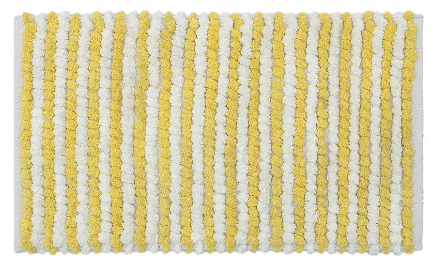 The Home Talk Luxury Chenille Round Bathmats Non-Slip Anti-Skid