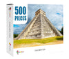 Popcorn Puzzle for Kids Chichen Itza 500 Piece Jigsaw Puzzles Game for 7+ Years Old Childrens and Adults