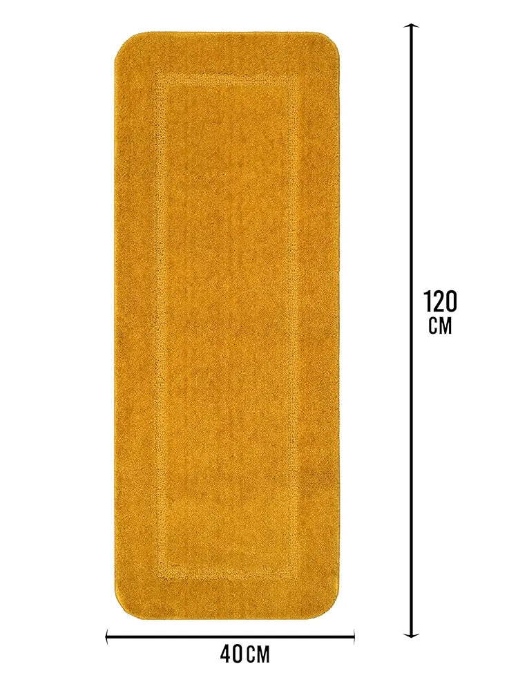 Saral Home Good Morning Mat Colour Gold