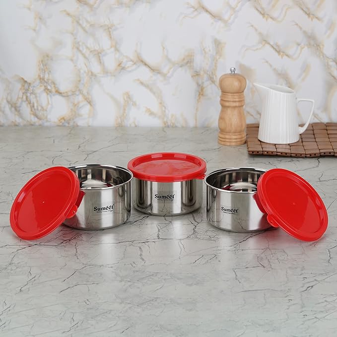 Sumeet Stainless Steel Airtight & Leak Proof Food Storage Container