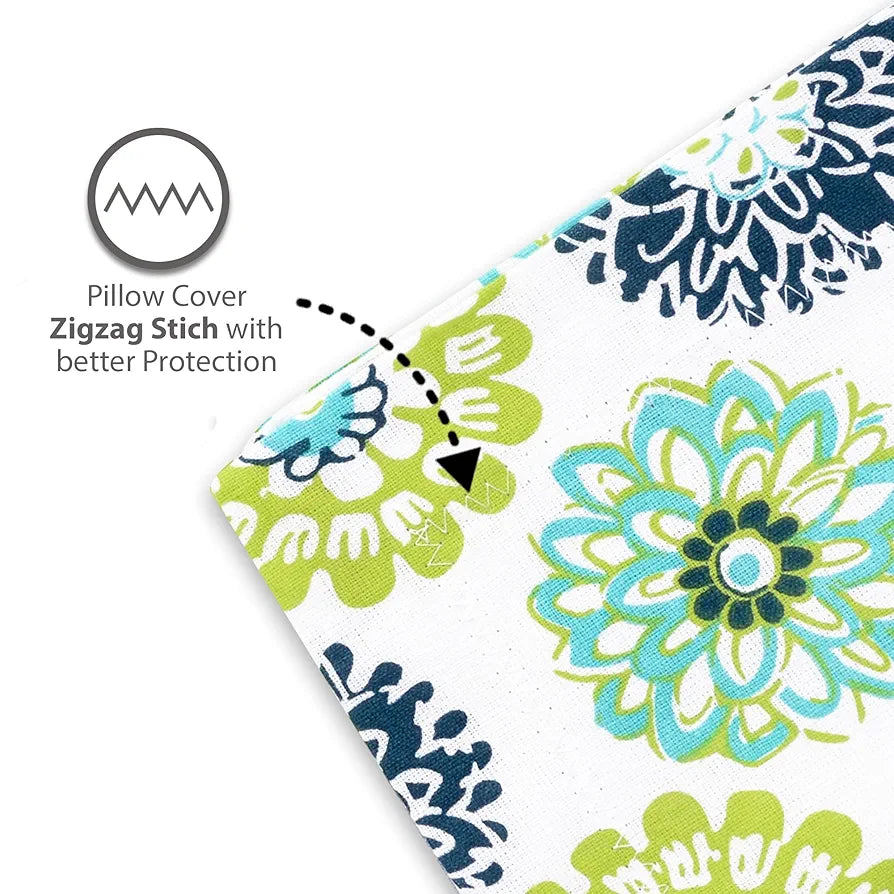 Divine Casa 144 TC 100% Cotton Single Bedsheet with 1 Pillow Cover  Flral Pattern Colour Calery