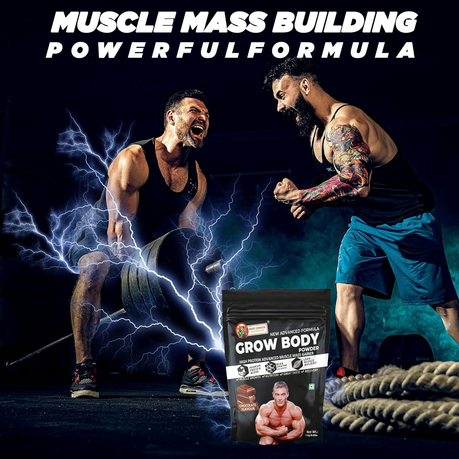 Best Choice Nutrition Grow Body Powder - 1 kg