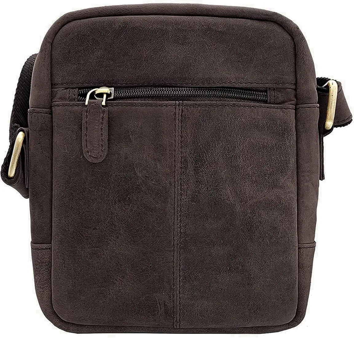 WildHorn Leather Sling Messenger Bag for Men I Multipurpose Crossbody Bag I Travel Bag with Adjustable Strap I Utility Bag I Dimension : L-6 inch W-2.7 inch H-8.5 inch