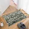 Kuber Industries Door Mat Multi Riyal Doormat Microfiber Entrance Mat Green Colour