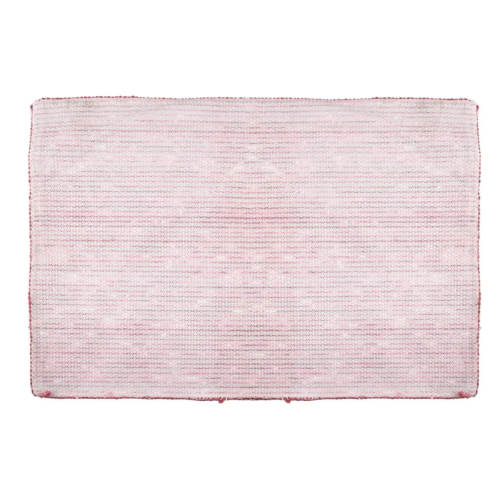Kuber Industries Multi Riyal Doormat Microfiber Entrance Mat Maroon Colour