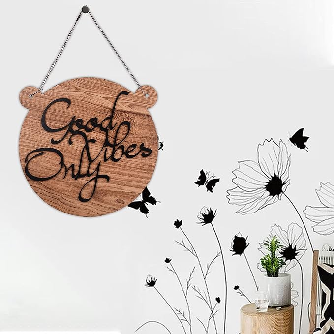 Sehaz Artworks Wall Hangings Good Vibe Only Home Decor Items Stylish Living Room Living Room Bedroom