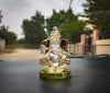 Jaipur Ace Crystal Ganesha Statue Showpiece