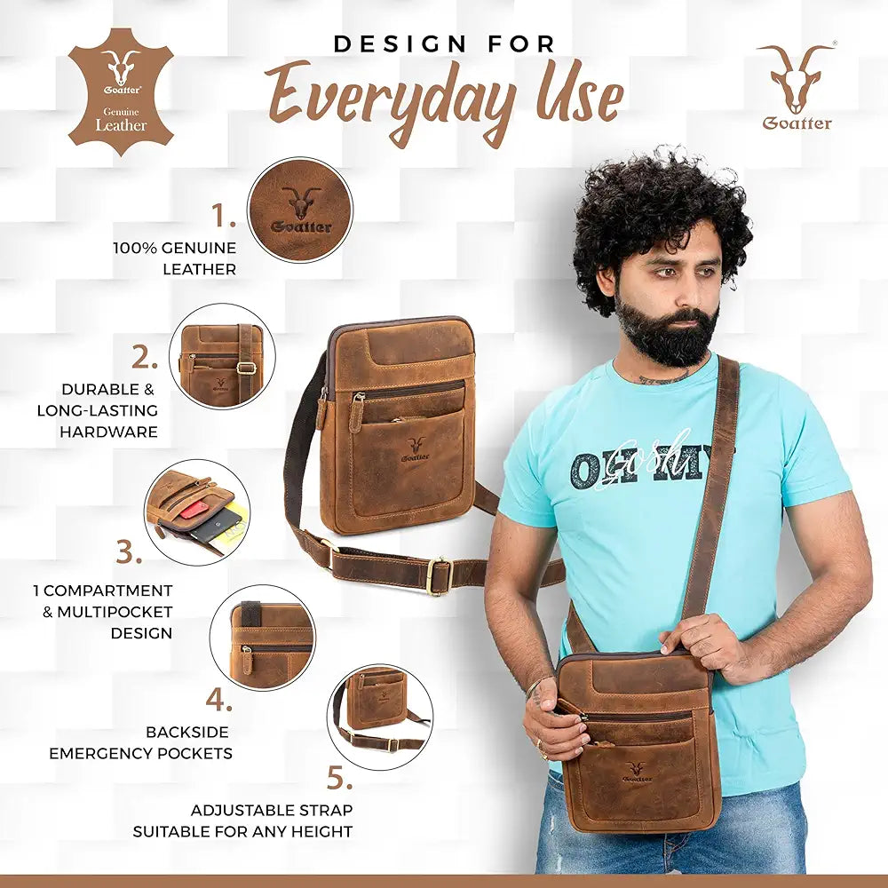 Goatter Genuine Leather Slim Design Multi Pocket 11