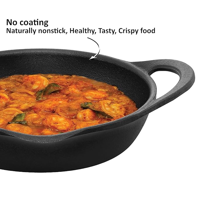 Hawkins Futura Cast Iron Frying Pan 24 Cm Diameter Cast Iron Skillet