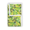 Divine Casa Floret 100% Cotton Double Dohar 120 GSM Soft & Lightweight Throw Blanket Colour Leaf Green