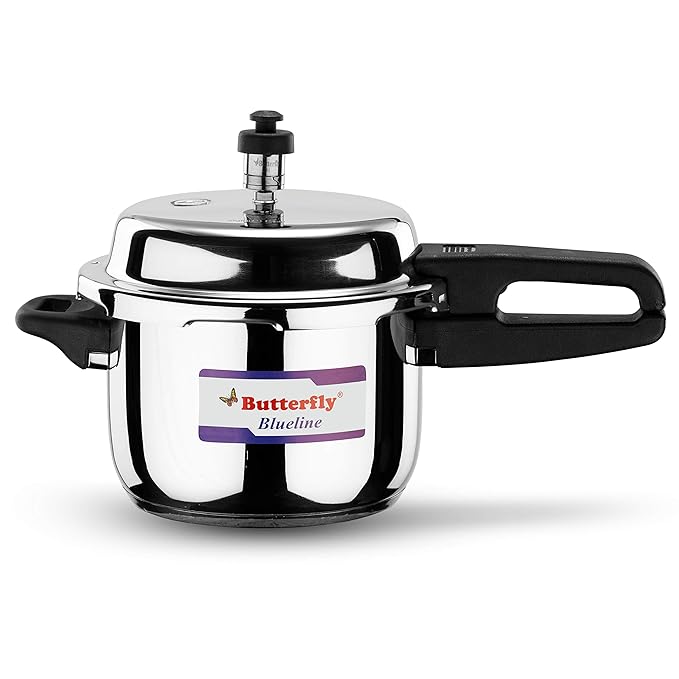 Butterfly Blue Line Stainless Steel Outer Lid Pressure Cooker