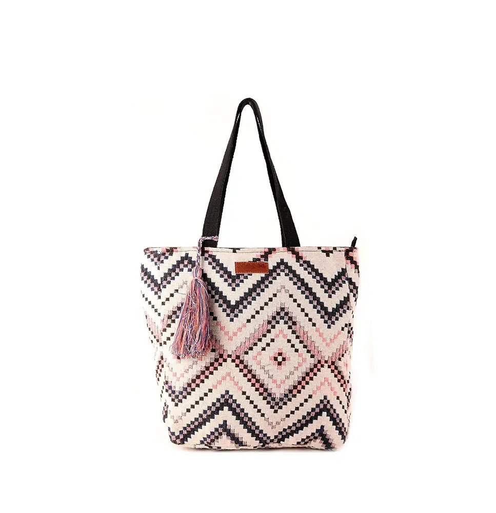 Astrid Handmade Macrame Flap Over Sling Bag For Girls And Women Colour Engaging Multi Coloured Diamond