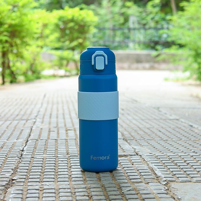 Femora HydroPro Double Walled Stainless Steel Vacuum Insulated Flask Water Bottle - 800 gms