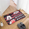 Kuber Industries Disney Mickey Door Mat Floor Door Mat Colour Maroon