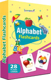 Gurukanth Premium Alphabets Flash Cards for Kids Early Learning