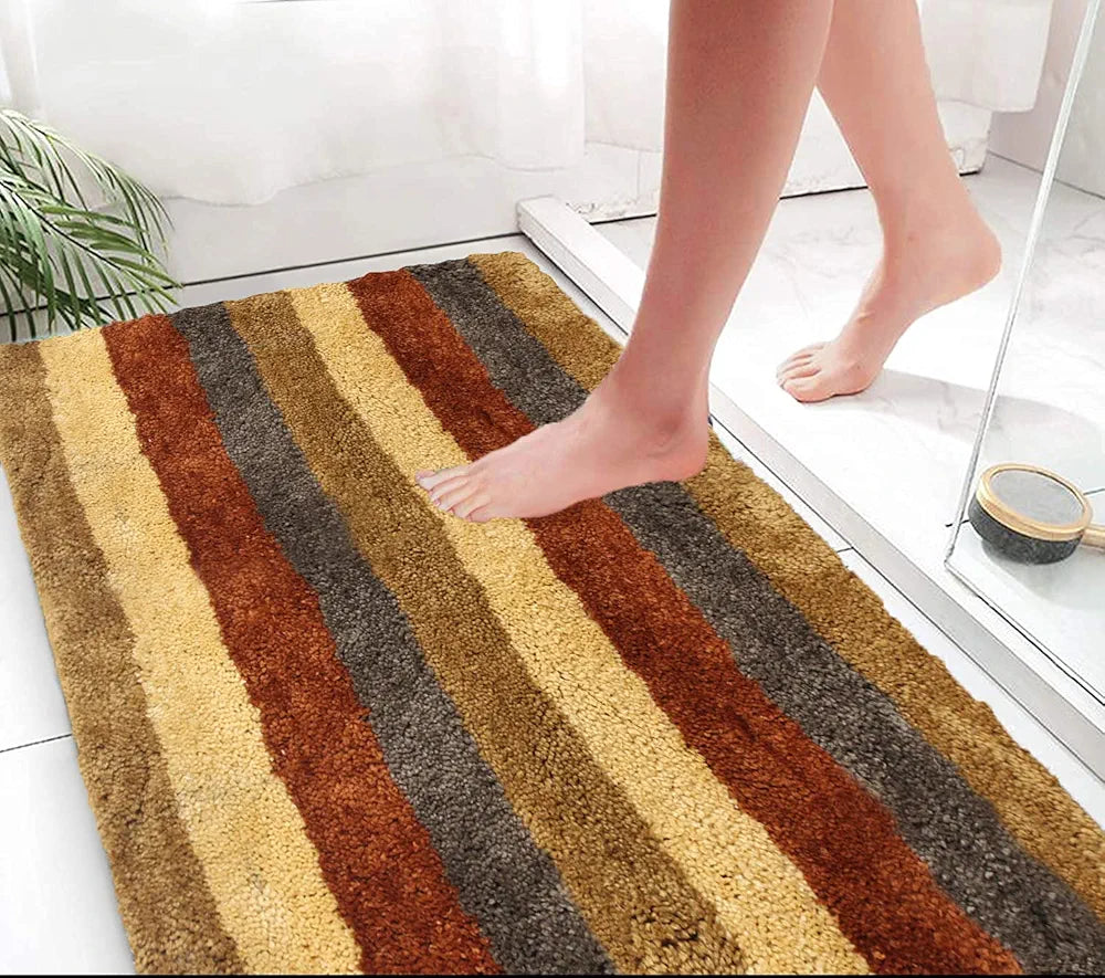 Luxe Home Jericho Doormat 2500 GSM Super Soft Microfiber Anti-Skid Mat Colour Cinnamon 60x90 cm