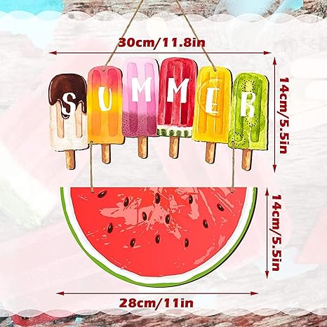 Angel Infinite Ice Creame Wooden Wall Hanging Wall Hanger For Home Decor Wall Art