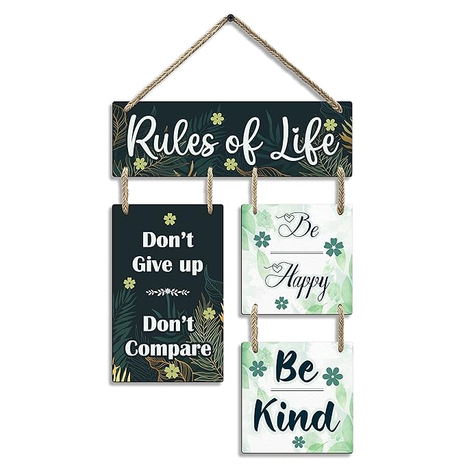 Sehaz Artworks Home Decoration Items stylish Wooden Wall Hangings for Home - 4-0022