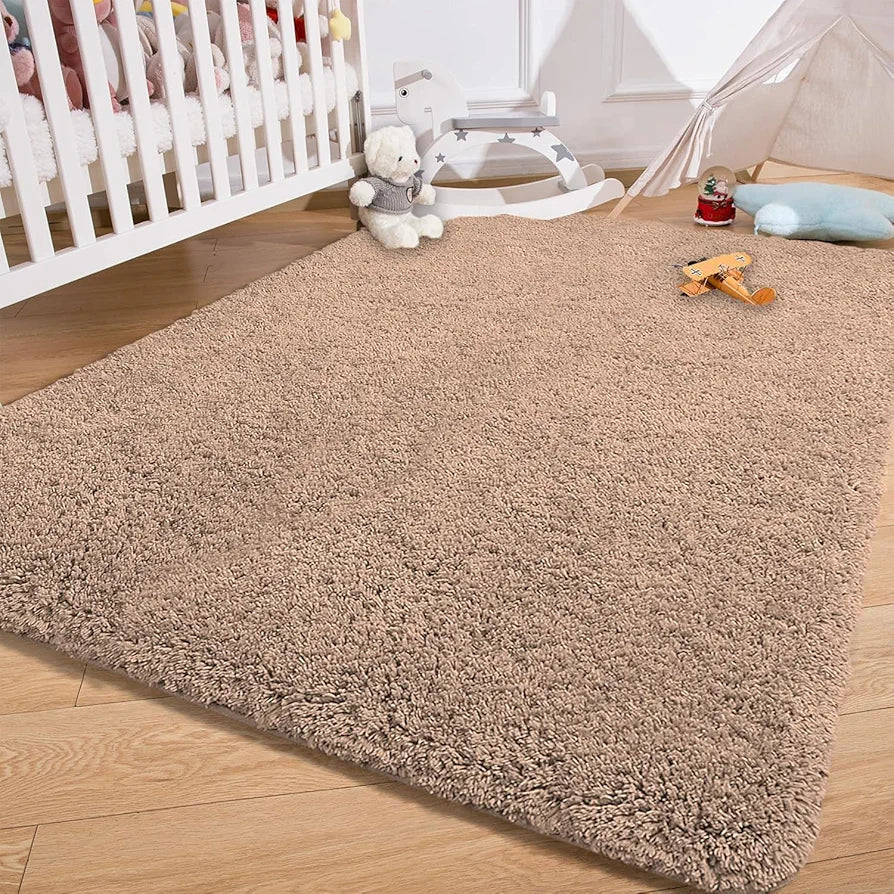 Luxe Home International Carpet Super Soft Anti Slip Vegas Rectangular Rugs 3X5 Feet Colour Rust