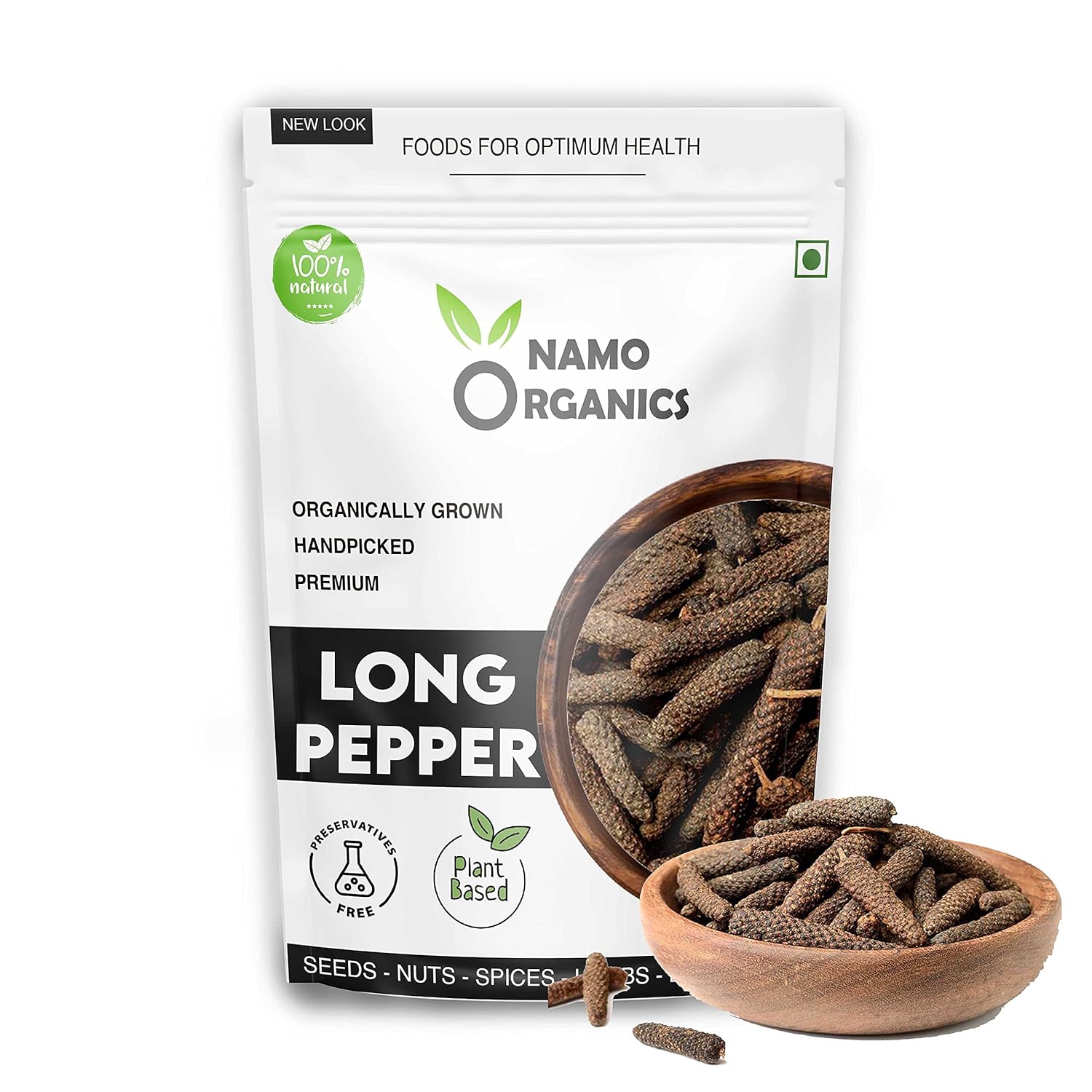 Namo Organics Whole Long Pepper