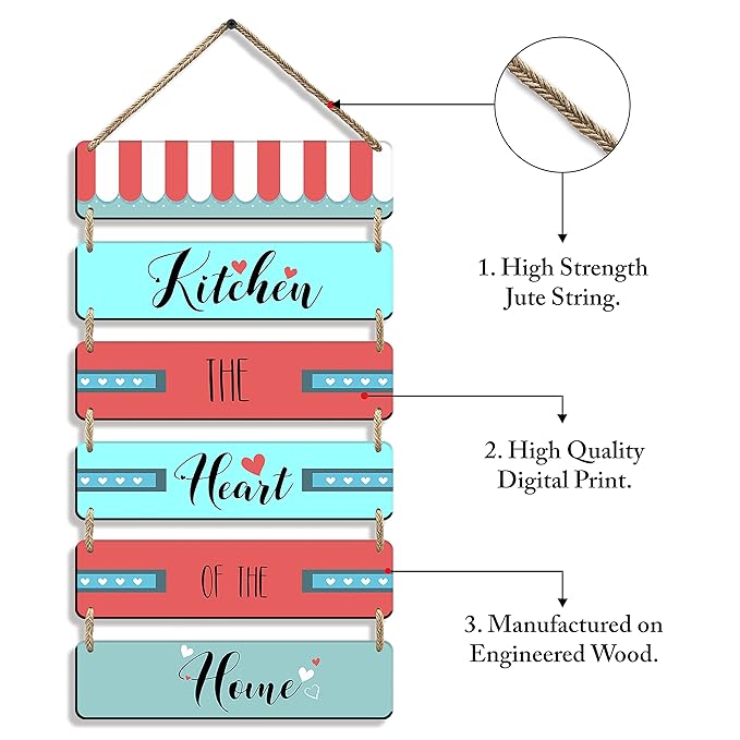 Sehaz Artworks Kitchen Wall Hangings Decorative Items for Home Living Room Home Decor Items  -6-0035