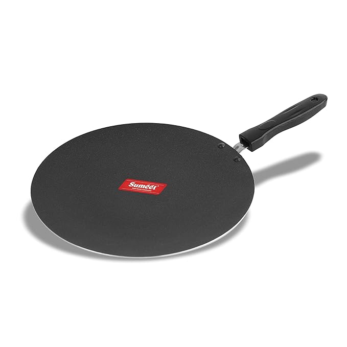 Sumeet 2.6mm Non Stick Aluminium Concave Tawa - 28cm Dia (Red)
