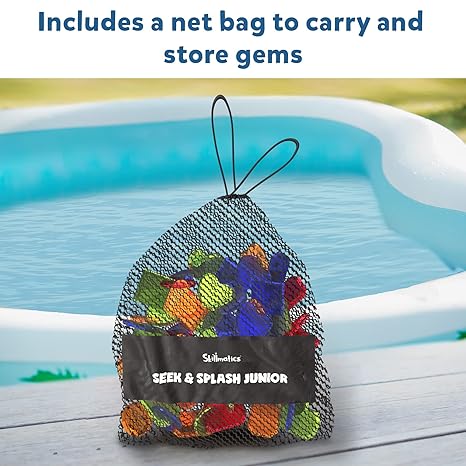 Skillmatics Seek & Splash Bath Toys Search and Find Gem Game Bathtub Baby Pool & Summer Toys