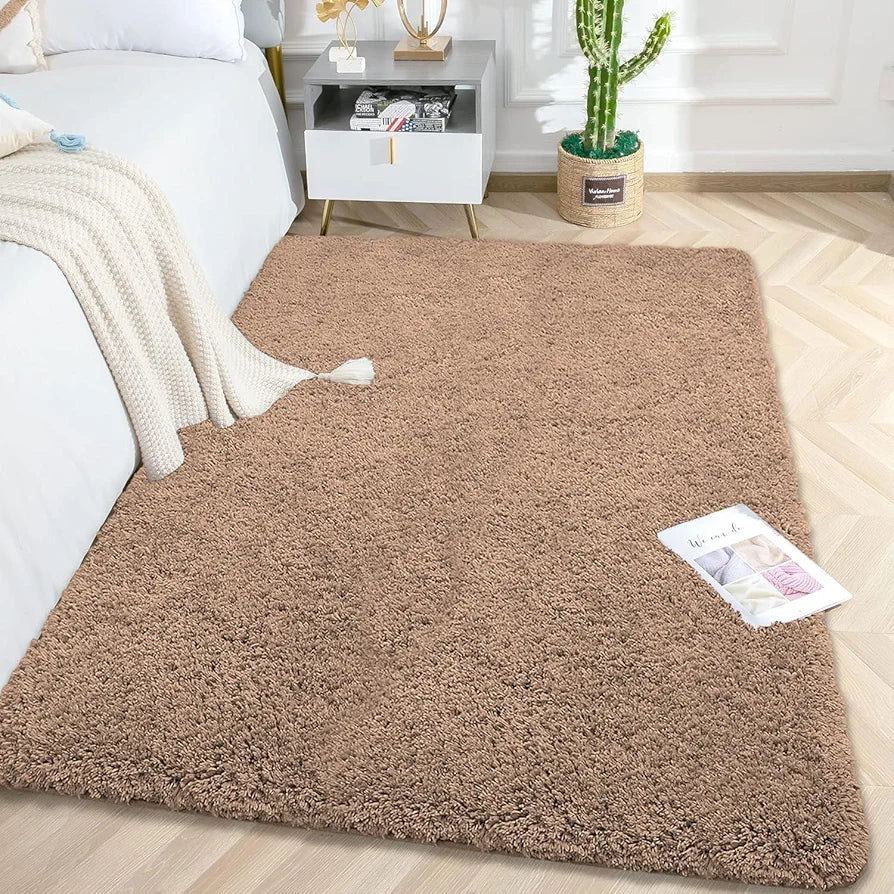 Luxe Home International Carpet Super Soft Anti Slip Vegas Rectangular Rugs Colour Rust