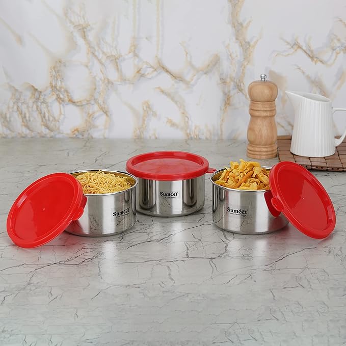 Sumeet Stainless Steel Airtight & Leak Proof Food Storage Container