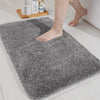 Luxe Home Bath Mat Super Soft Anti Skid Newman Mats for Bathroom Colour Silver