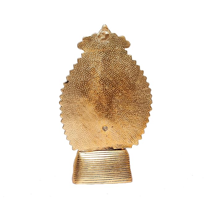 KridayKraft Ganesha Metal Statue Ganpati Murti for Pooja Room & Decor Your Home