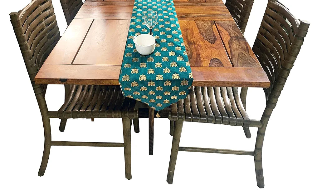Pink Parrot- Dopian Silk Table Runner