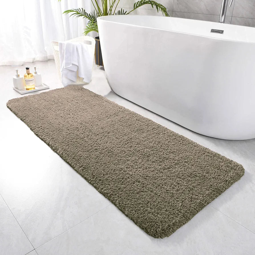 Luxe Home International Runner Super Soft Anti Skid Newman Rug For Bedroom  Rectangular Colour Taupe