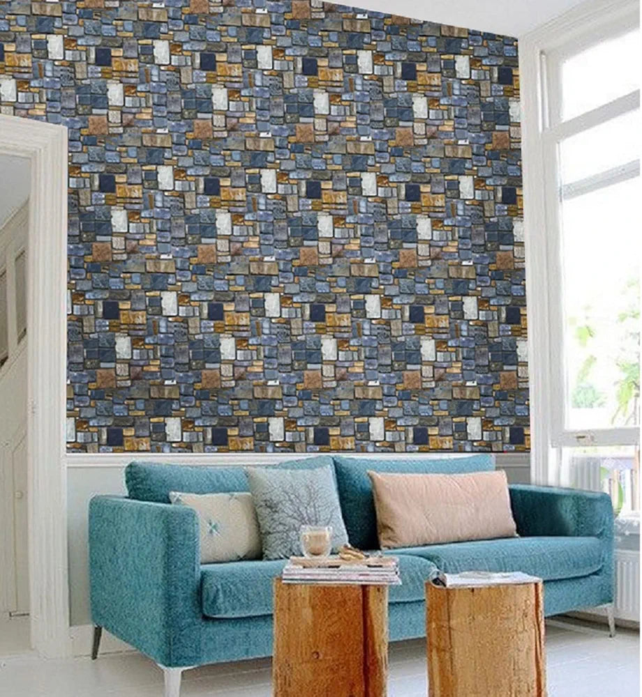 Jaamso Royals Brick Stone Wall Papers for Home Design 5