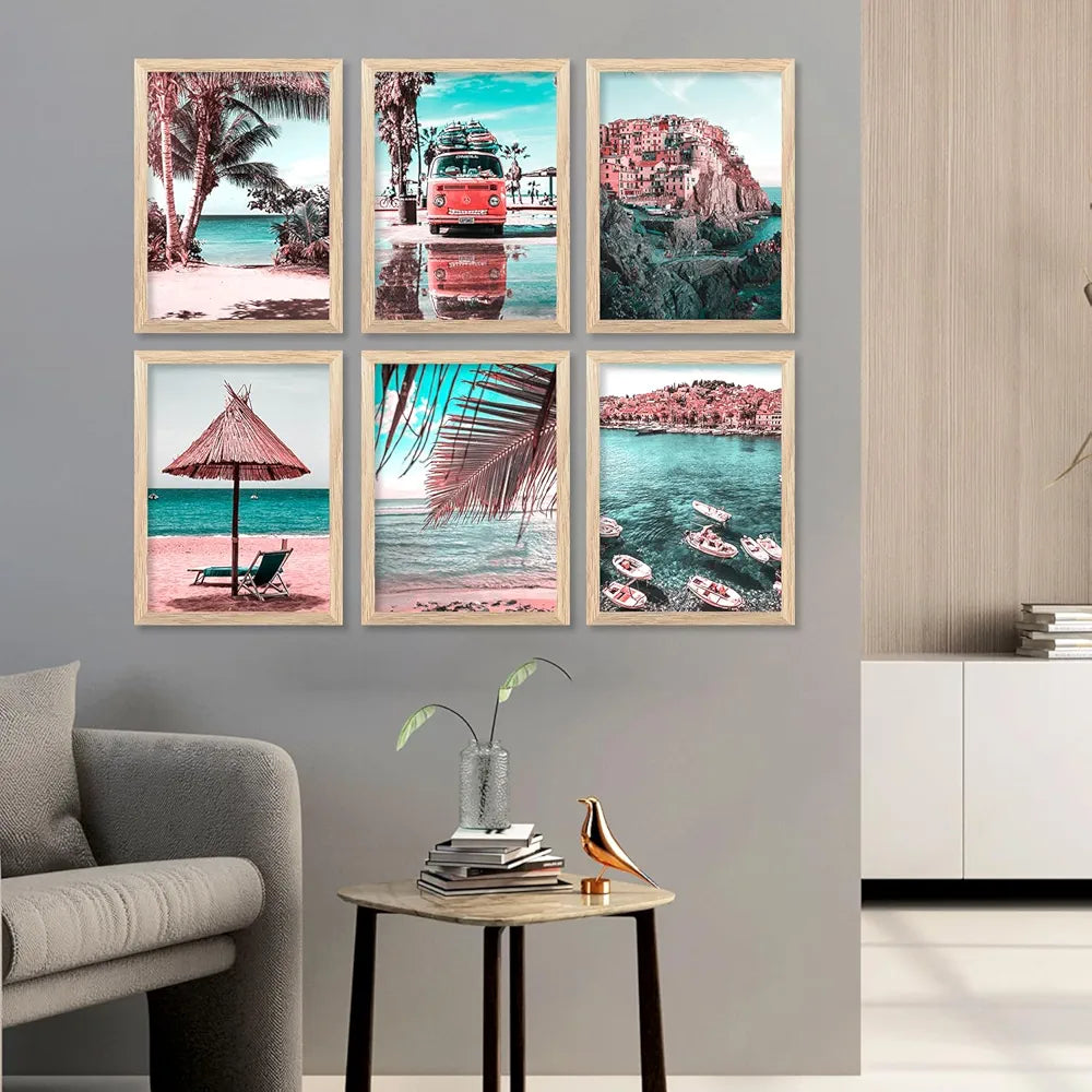 Kotart Travel Theme Digital Painting Travel Inspired Wall Art Prints B